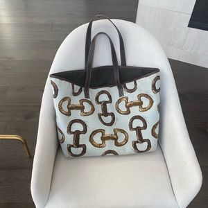 Gucci Horsebit Canvas Bag